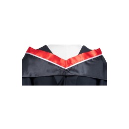 自製理工大學工學學士畢業袍 黑色方形畢業帽 紅色肩帶披肩 學士畢業袍製衣廠DA223 自製理工大學工學學士畢業袍 黑色方形畢業帽 紅色肩帶披肩 學士畢業袍製衣廠DA223